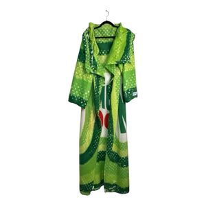 Snuggie Mountain Dew Fleece Blanket with Sleeves 71” x 54” EUC
